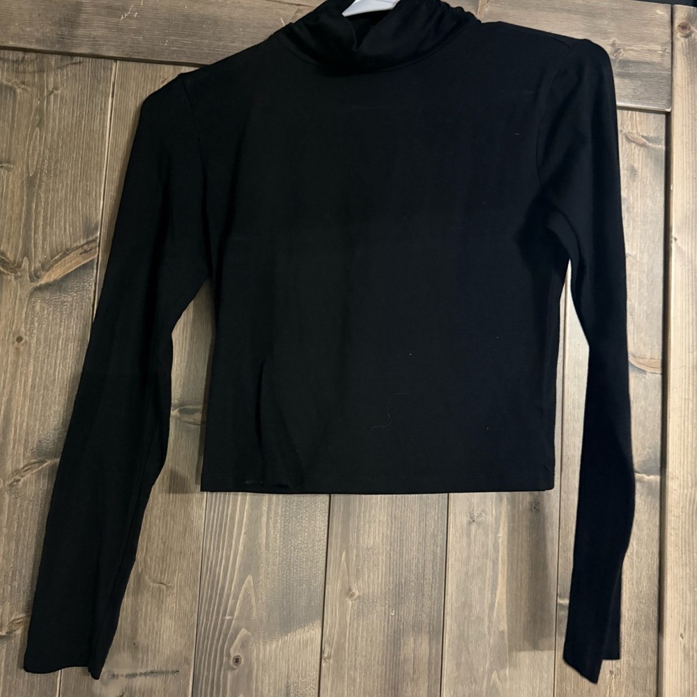 Ambiance Black Long Sleeve Bodysuit